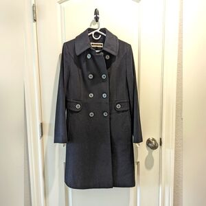 Kristen Blake Wool Blend Trench Coat